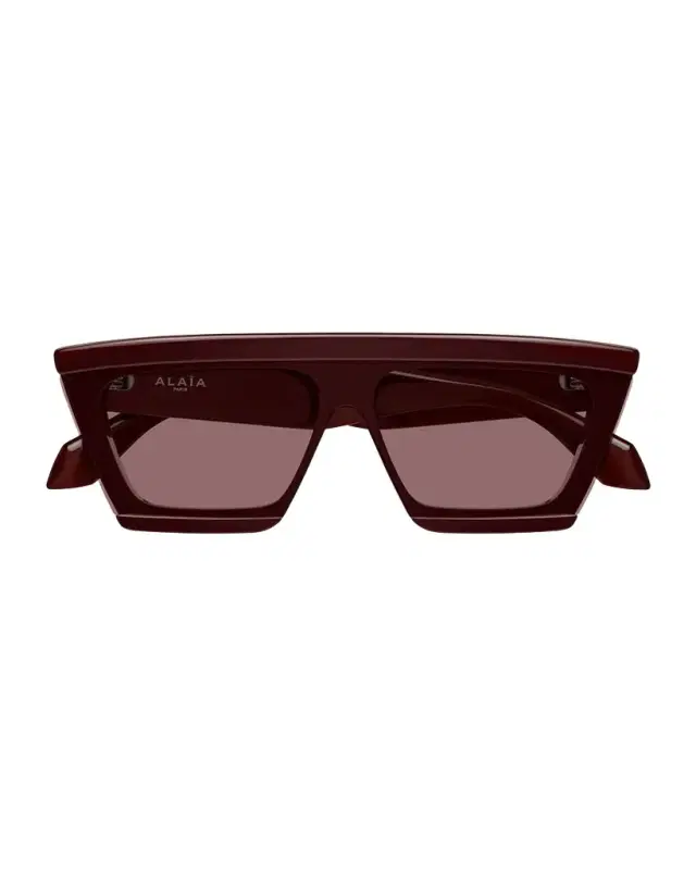 ALAIA D-Frame 70mm Acetate Mask Sunglasses