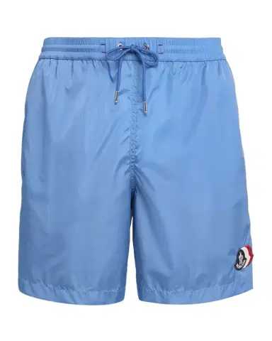 Moncler en's Logo Patch Swim Shorts | Thumbnail 1