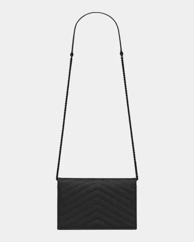 Saint Laurent YSL Chevron Quilted Leather Crossbody Bag | Thumbnail 2