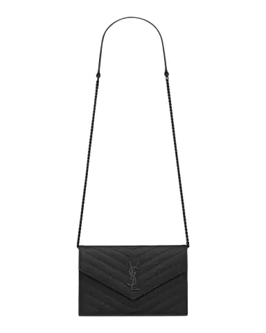 Saint Laurent YSL Chevron Quilted Leather Crossbody Bag | Thumbnail 1