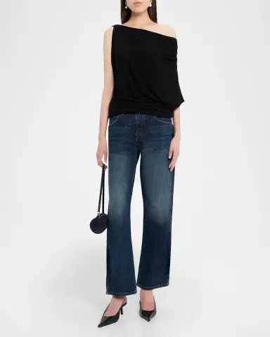 A.L.C. Emi Gathered Asymmetric Top | Thumbnail 2 A.L.C. Emi Gathered Asymmetric Top | Thumbnail 2