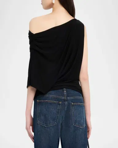 A.L.C. Emi Gathered Asymmetric Top | Thumbnail 3 A.L.C. Emi Gathered Asymmetric Top | Thumbnail 3
