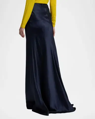 Ralph Lauren Collection Masina Stretch Satin Maxi Skirt | Thumbnail 2 Ralph Lauren Collection Masina Stretch Satin Maxi Skirt | Thumbnail 2