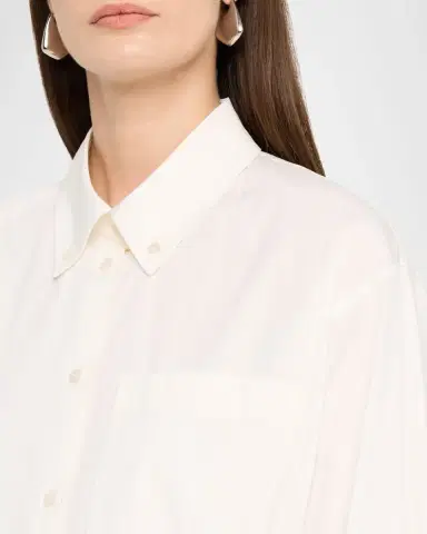 Weekend Max Mara Pleated Twill & Cotton Poplin Midi Shirtdress | Thumbnail 5 Weekend Max Mara Pleated Twill & Cotton Poplin Midi Shirtdress | Thumbnail 5