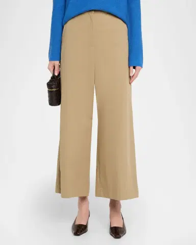 Weekend Max Mara Cropped Wide-Leg Gabardine Pants | Thumbnail 4 Weekend Max Mara Cropped Wide-Leg Gabardine Pants | Thumbnail 4