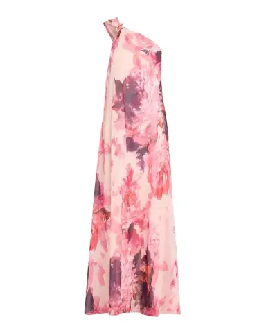 Aidan Mattox Draped One-Shoulder Chiffon Gown | Thumbnail 1