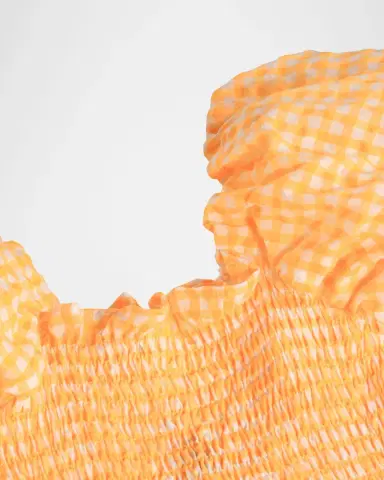 Molo Girl's Cherisla Puff-Sleeve Organic Cotton Dress | Thumbnail 3