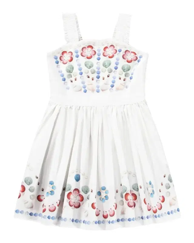 Girl 's Chelley Printed Organic Cotton Dress