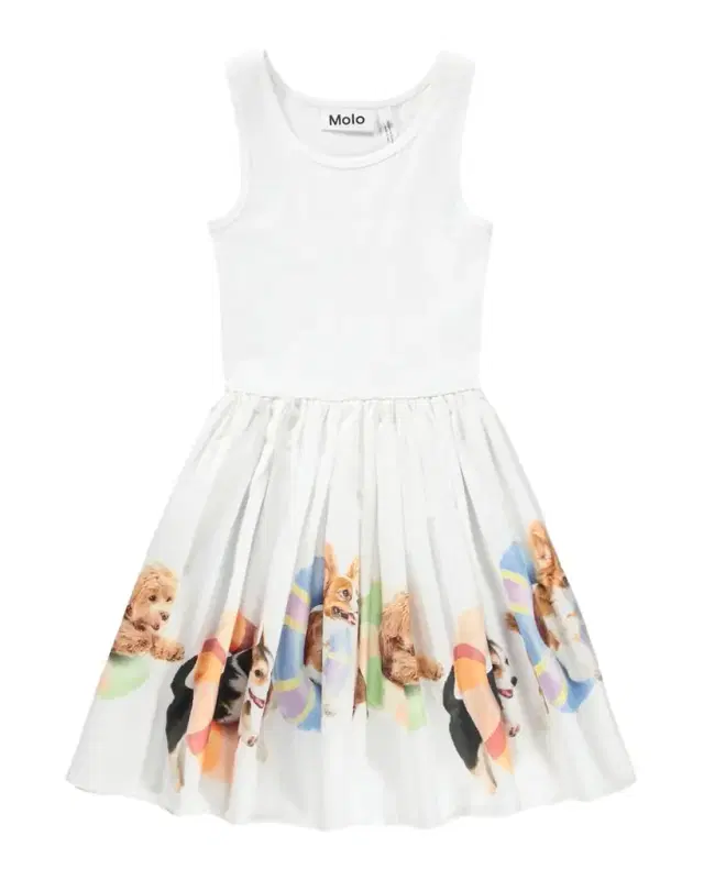 Girl 's Cassandra Sleeveless Fit & Flare Dress