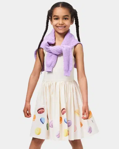 Molo Girl's Cassandra Sleeveless Fit & Flare Dress | Thumbnail 3 Molo Girl's Cassandra Sleeveless Fit & Flare Dress | Thumbnail 3
