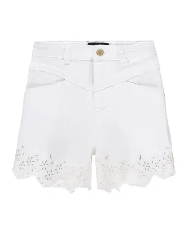 MOLO Girl's Adalyn Scalloped Broderie Shorts | Thumbnail 1