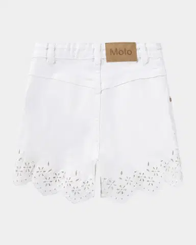 MOLO Girl's Adalyn Broderie Anglaise Shorts | Thumbnail 2