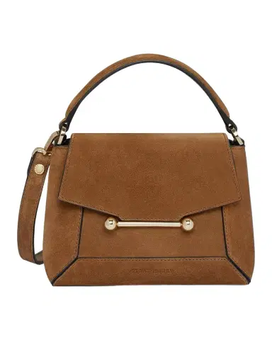 Strathberry Mosaic Nano Suede Top-Handle Bag | Thumbnail 1 Strathberry Mosaic Nano Suede Top-Handle Bag | Thumbnail 1