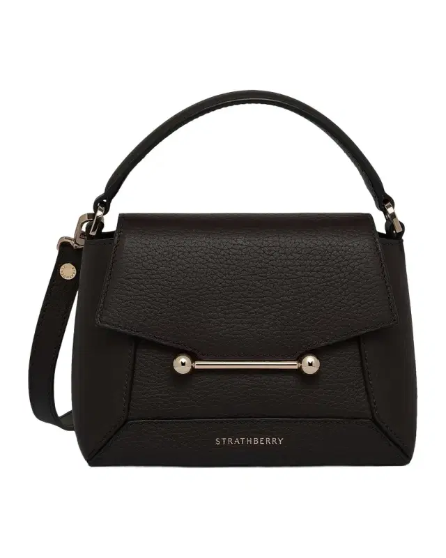 STRATHBERRY Mosaic Nano Grain Leather Top-Handle Bag