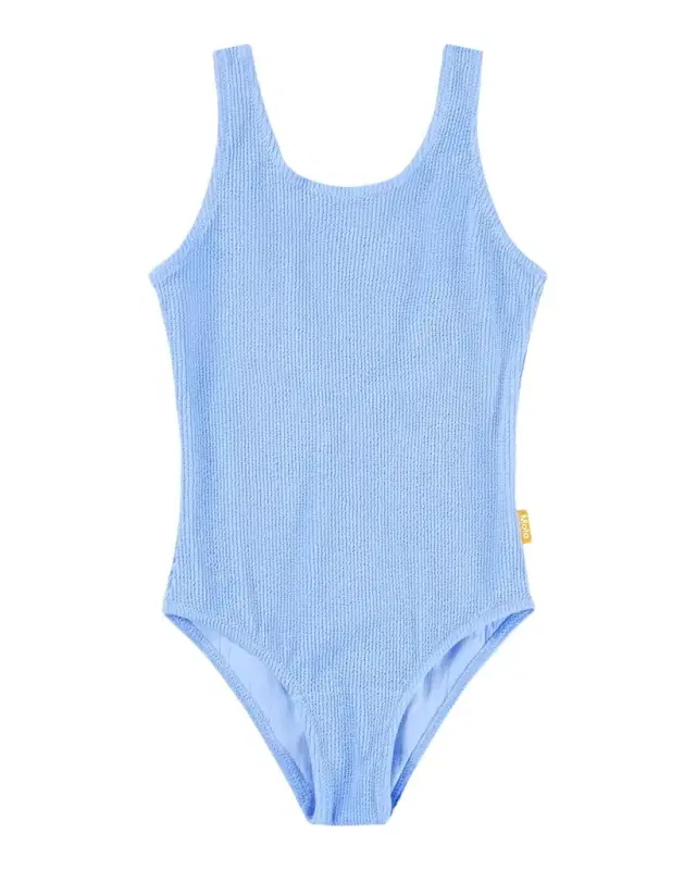 Girl 's Nika Crepe One-Piece Swimsuit