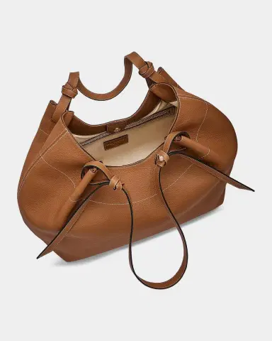 STRATHBERRY Barra Pleated Leather Tote Bag | Thumbnail 4 STRATHBERRY Barra Pleated Leather Tote Bag | Thumbnail 4