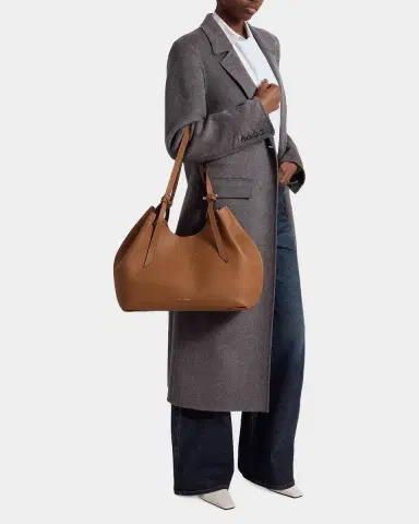 STRATHBERRY Barra Pleated Leather Tote Bag | Thumbnail 5 STRATHBERRY Barra Pleated Leather Tote Bag | Thumbnail 5