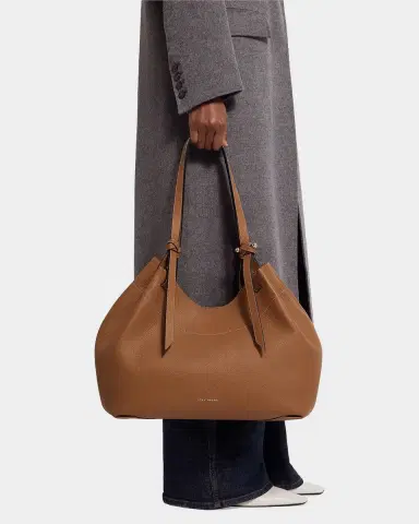 STRATHBERRY Barra Pleated Leather Tote Bag | Thumbnail 8 STRATHBERRY Barra Pleated Leather Tote Bag | Thumbnail 8