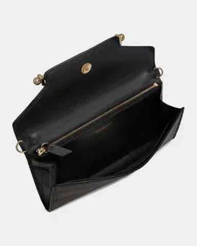 Strathberry Multrees Croc-Embossed Leather Wallet on Chain | Thumbnail 4 Strathberry Multrees Croc-Embossed Leather Wallet on Chain | Thumbnail 4