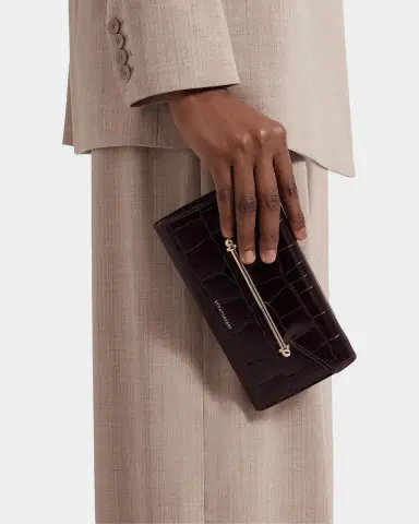 Strathberry Multrees Croc-Embossed Leather Wallet on Chain | Thumbnail 7 Strathberry Multrees Croc-Embossed Leather Wallet on Chain | Thumbnail 7