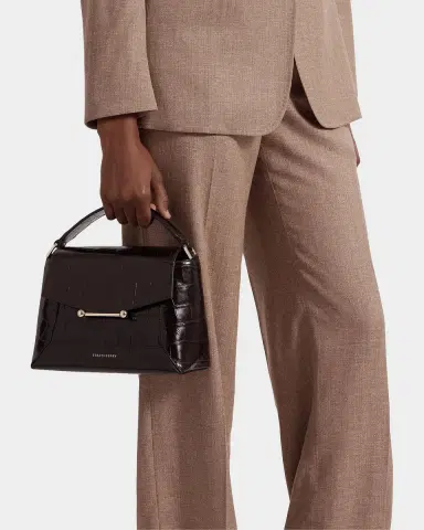 Strathberry Mosaic Croc-Embossed Leather Top-Handle Bag | Thumbnail 8 Strathberry Mosaic Croc-Embossed Leather Top-Handle Bag | Thumbnail 8