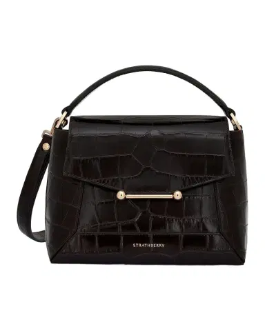 Strathberry Mosaic Croc-Embossed Leather Top-Handle Bag | Thumbnail 1 Strathberry Mosaic Croc-Embossed Leather Top-Handle Bag | Thumbnail 1