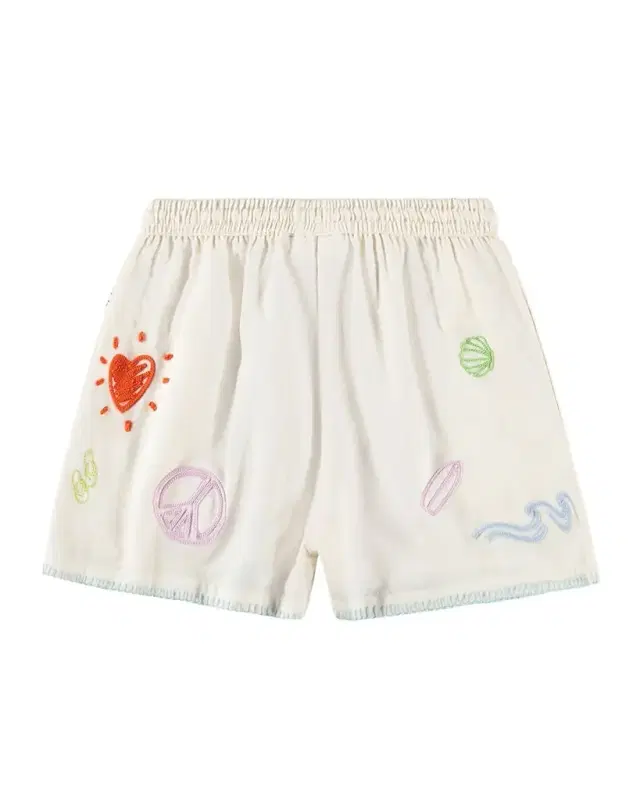 Girl 's Annabella Embroidered Cotton Shorts
