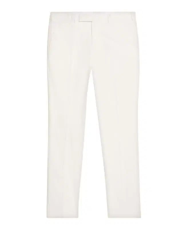 ZEGNA Men 's Premium Cotton Straight-Leg Trousers