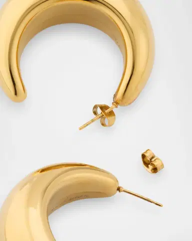 Ben-Amun Carol Hoop Earrings, Gold | Thumbnail 4