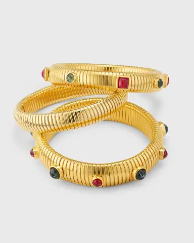 Ben-Amun Cobra Bracelets, Set of 3 | Thumbnail 4 Ben-Amun Cobra Bracelets, Set of 3 | Thumbnail 4