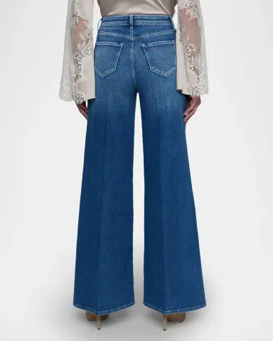 L'Agence Quincy High-Rise Wide-Leg Jeans | Thumbnail 3