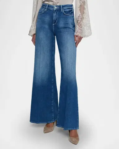 L'Agence Quincy High-Rise Wide-Leg Jeans | Thumbnail 4
