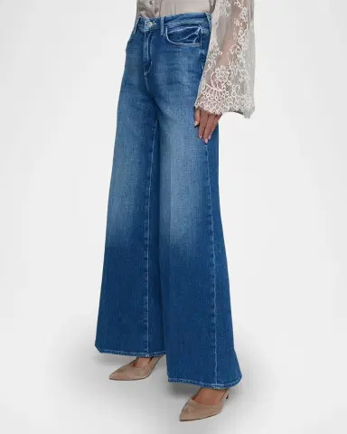 L'Agence Quincy High-Rise Wide-Leg Jeans | Thumbnail 5