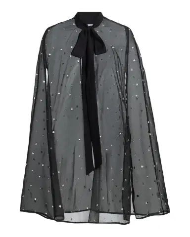 Carolyn Rowan Hand-Embroidered Silk Organza Cape | Thumbnail 1 Carolyn Rowan Hand-Embroidered Silk Organza Cape | Thumbnail 1