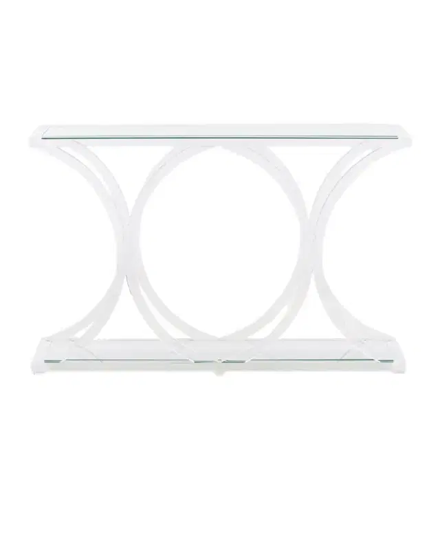 Chelsea House Sweeping Acrylic Console