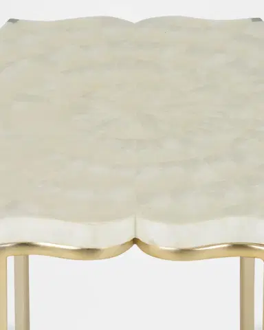 Chelsea House Lotus Flower Capiz Shell Side Table | Thumbnail 3 Chelsea House Lotus Flower Capiz Shell Side Table | Thumbnail 3