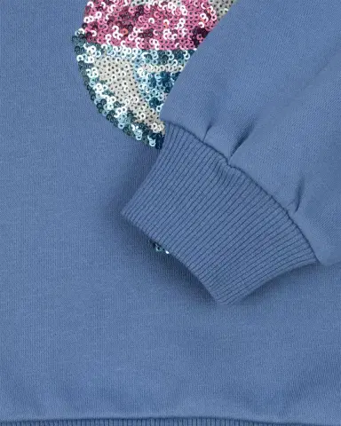 Konges Slojd Girl 's Loumilla Sequined Sweater, Size 18M-8 | Thumbnail 6