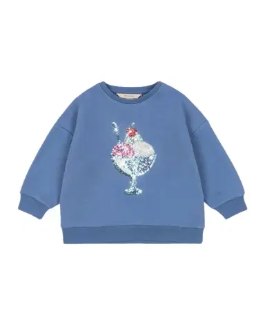 Konges Slojd Girl 's Loumilla Sequined Sweater, Size 18M-8 | Thumbnail 1