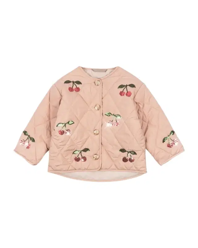 Girl 's Flora Sequined Jacket, Size 2-10