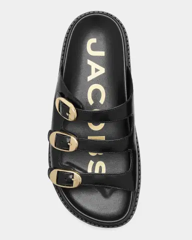 Marc Jacobs The Leather Kiki Slides | Thumbnail 4 Marc Jacobs The Leather Kiki Slides | Thumbnail 4