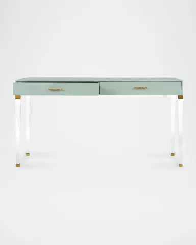 Chelsea House Camilla Faux Shagreen Writing Desk | Thumbnail 2 Chelsea House Camilla Faux Shagreen Writing Desk | Thumbnail 2