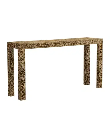 Chelsea House Leopard Printed Hair on Hide Console | Thumbnail 1