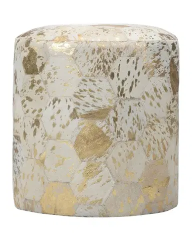 Chelsea House Lux Hair on Hide Pouf | Thumbnail 1 Chelsea House Lux Hair on Hide Pouf | Thumbnail 1
