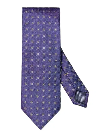 Eton Men's Floral-Medallion Silk Jacquard Tie | Thumbnail 1