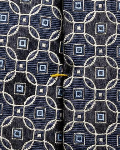 Eton Men's Maxi-Medallion Silk Jacquard Tie | Thumbnail 3 Eton Men's Maxi-Medallion Silk Jacquard Tie | Thumbnail 3