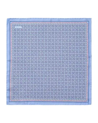 Eton Men's Rolo Chain-Print Silk Pocket Square | Thumbnail 1