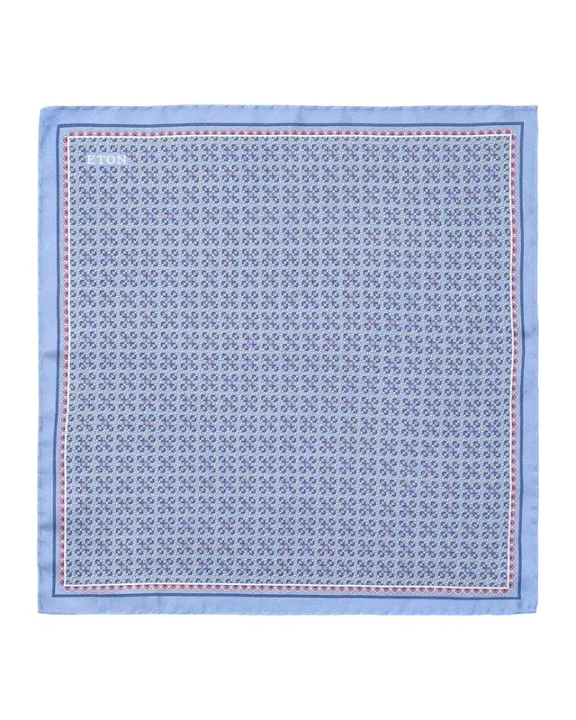 Men 's Rolo Chain-Print Silk Pocket Square