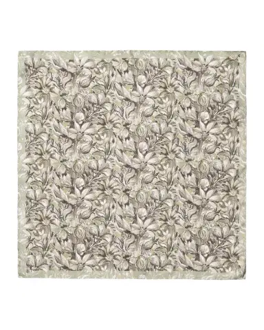 Eton Men's Floral Artwork Silk Pocket Square | Thumbnail 3