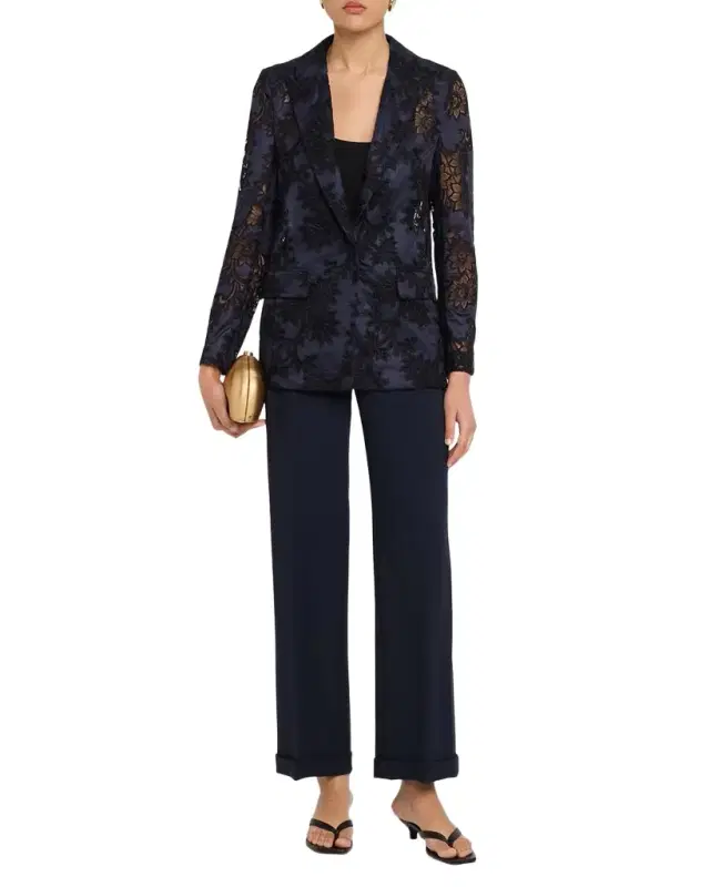 Cornelia Lace-Inset Jacket