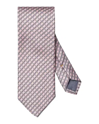 Eton Men's Geometric Circle Print Silk Tie | Thumbnail 1